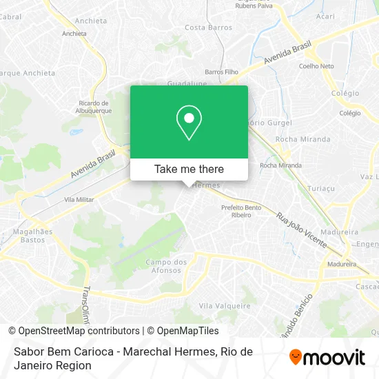 Sabor Bem Carioca - Marechal Hermes map