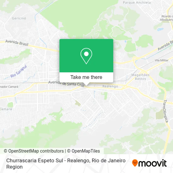 Churrascaria Espeto Sul - Realengo map