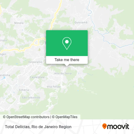 Total Delícias map