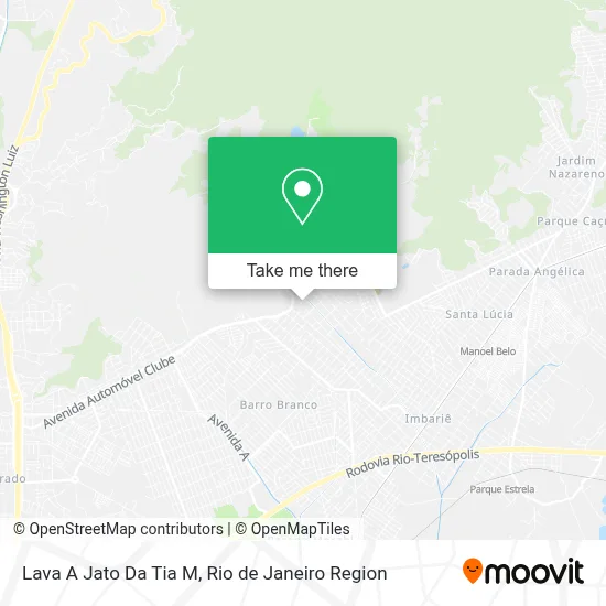 Lava A Jato Da Tia M map