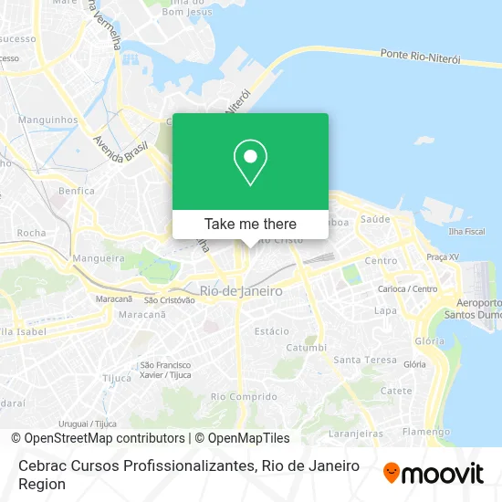 Cebrac Cursos Profissionalizantes map