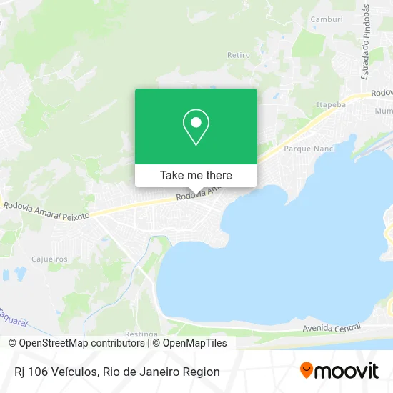 Rj 106 Veículos map