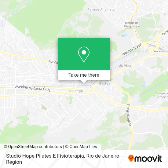 Studio Hope Pilates E Fisioterapia map