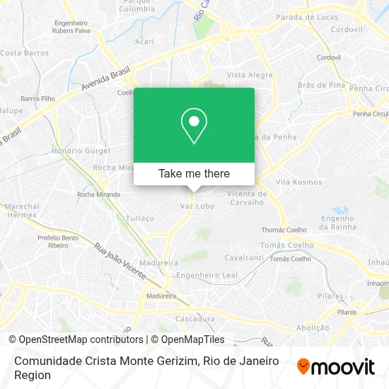 Comunidade Crista Monte Gerizim map