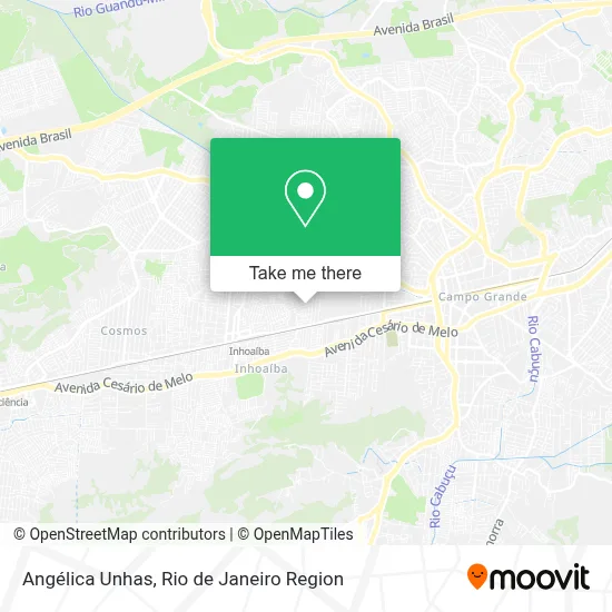 Angélica Unhas map