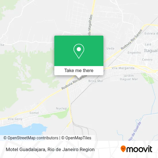 Motel Guadalajara map
