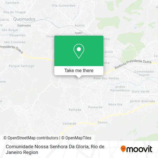 Comunidade Nossa Senhora Da Gloria map