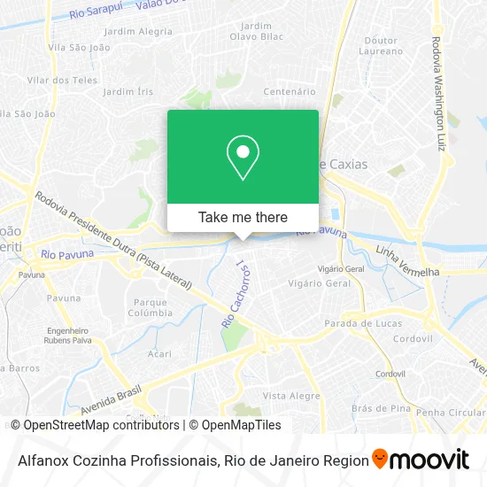 Alfanox Cozinha Profissionais map