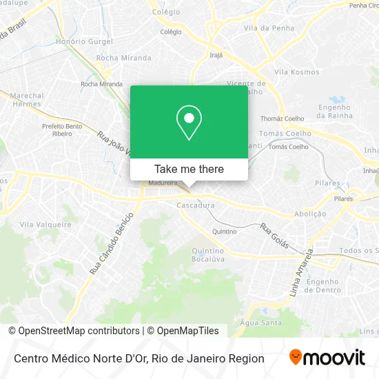Centro Médico Norte D'Or map