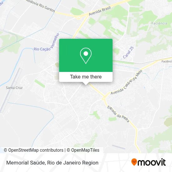 Memorial Saúde map