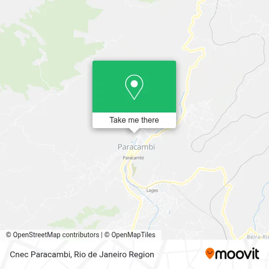 Cnec Paracambi map
