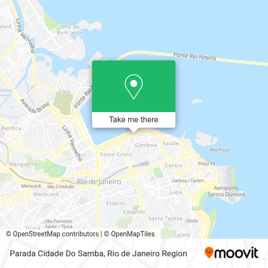 Parada Cidade Do Samba map