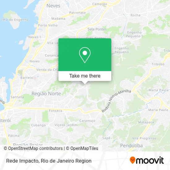 Rede Impacto map