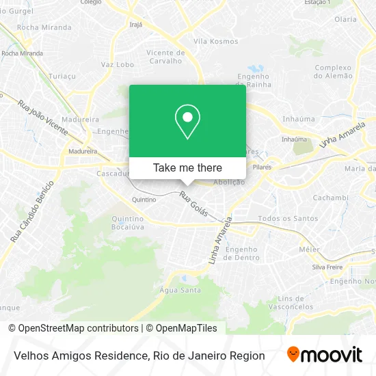 Velhos Amigos Residence map