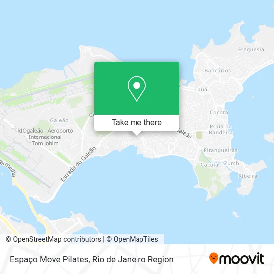 Espaço Move Pilates map
