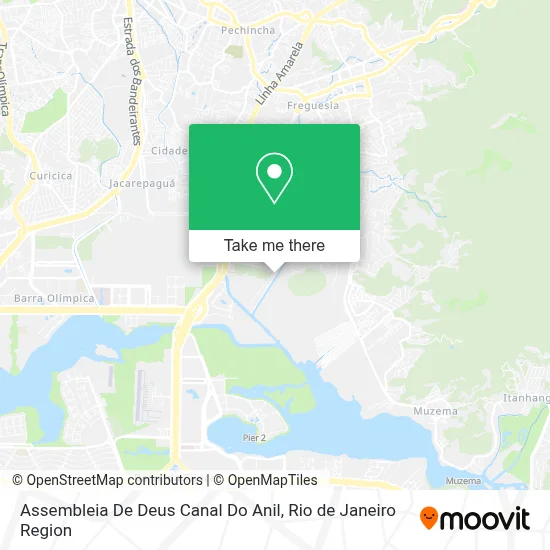 Assembleia De Deus Canal Do Anil map