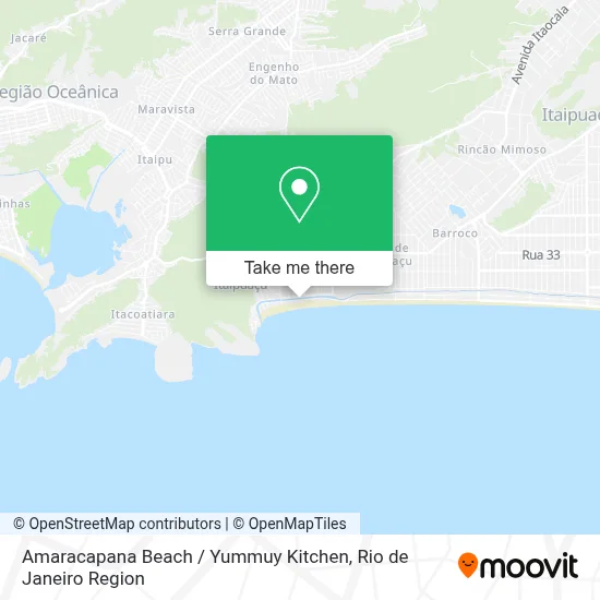 Amaracapana Beach / Yummuy Kitchen map
