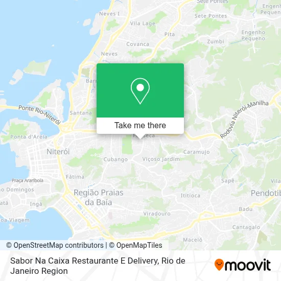 Sabor Na Caixa Restaurante E Delivery map