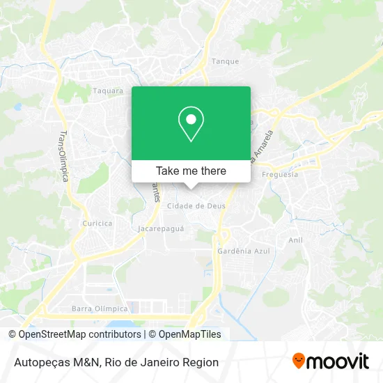 Autopeças M&N map
