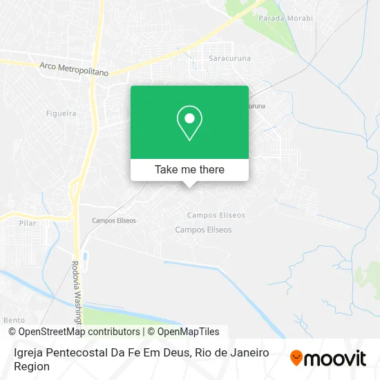 Igreja Pentecostal Da Fe Em Deus map