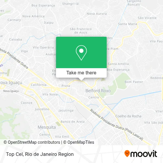 Top Cel map