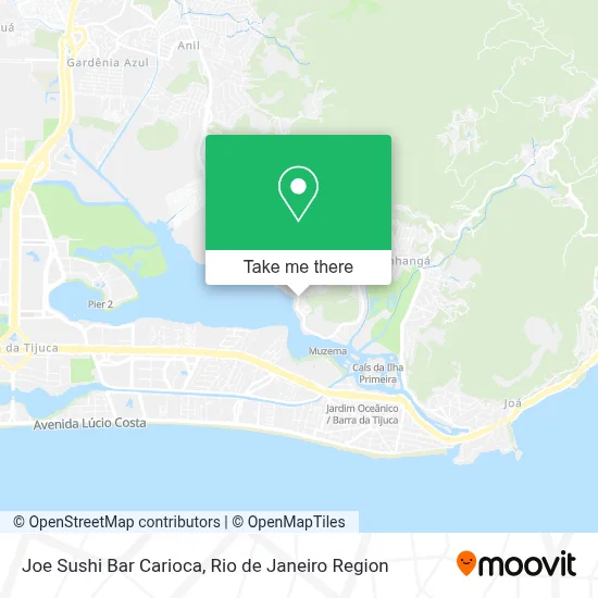 Joe Sushi Bar Carioca map