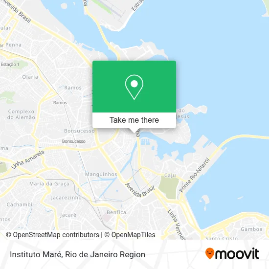 Instituto Maré map