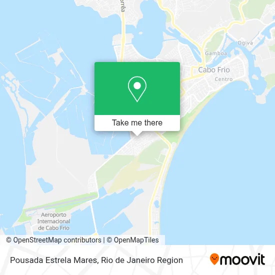 Pousada Estrela Mares map