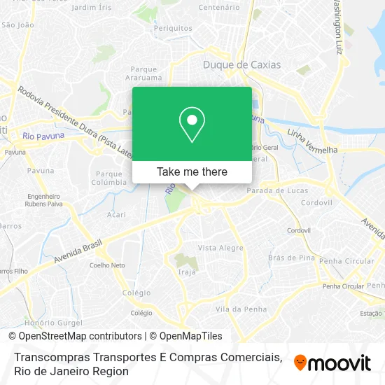 Transcompras Transportes E Compras Comerciais map