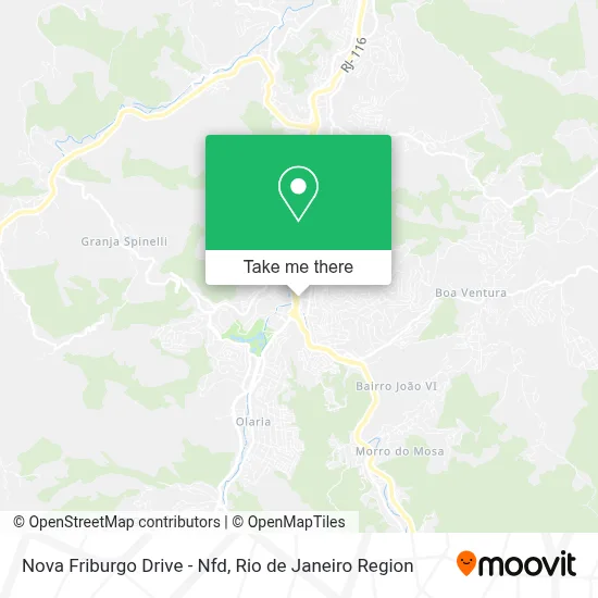 Nova Friburgo Drive - Nfd map