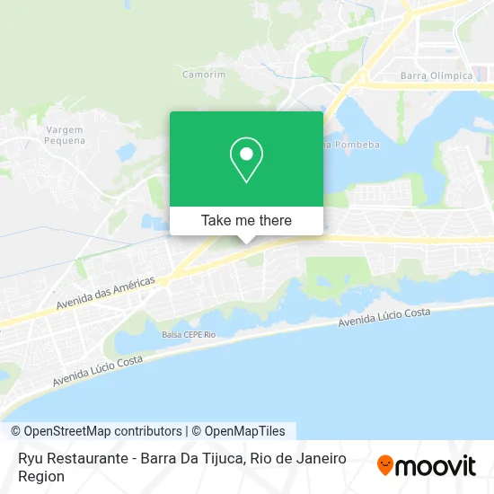 Ryu Restaurante - Barra Da Tijuca map