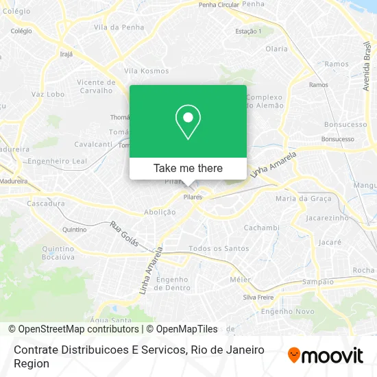 Contrate Distribuicoes E Servicos map