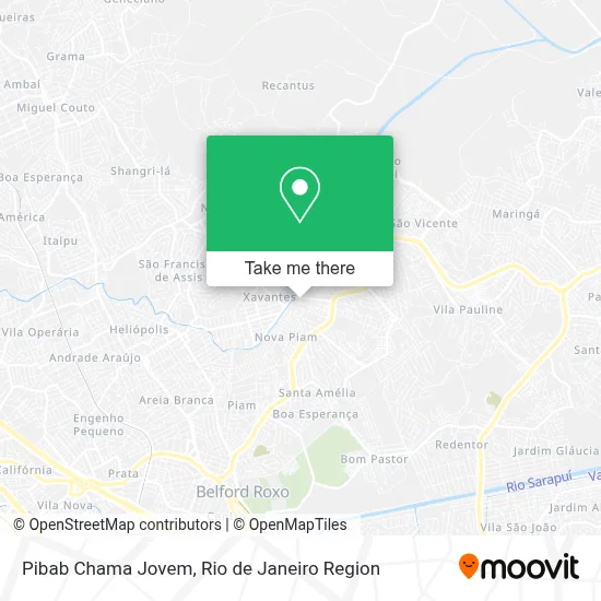 Pibab Chama Jovem map