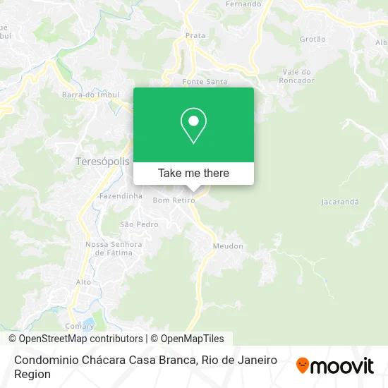 Condominio Chácara Casa Branca map