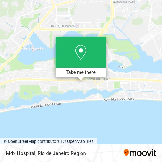 Mdx Hospital map