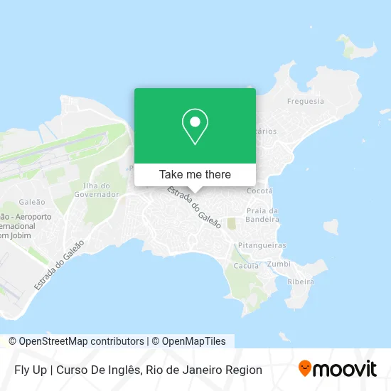 Fly Up | Curso De Inglês map