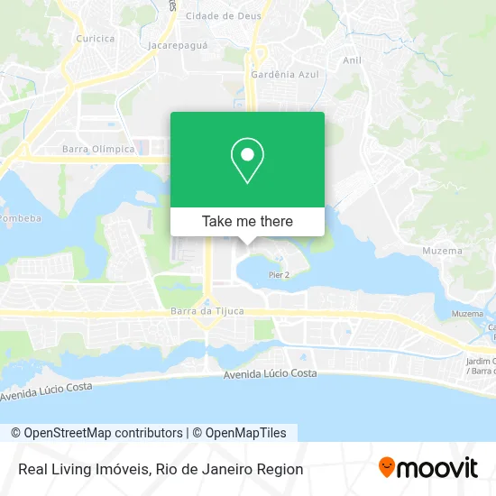 Real Living Imóveis map