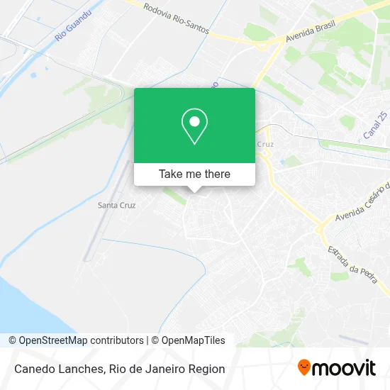 Canedo Lanches map