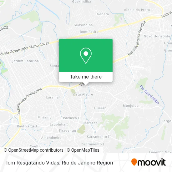 Icm Resgatando Vidas map