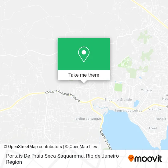 Portais De Praia Seca-Saquarema map