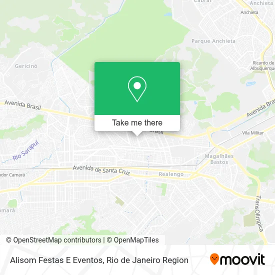 Alisom Festas E Eventos map