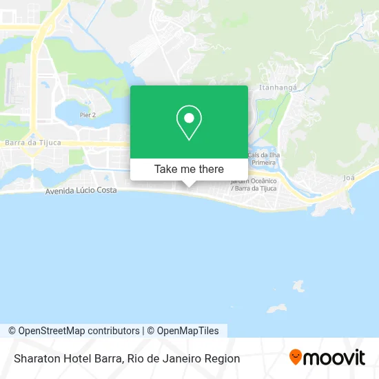Sharaton Hotel Barra map