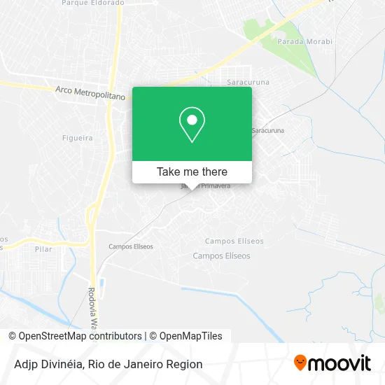 Adjp Divinéia map