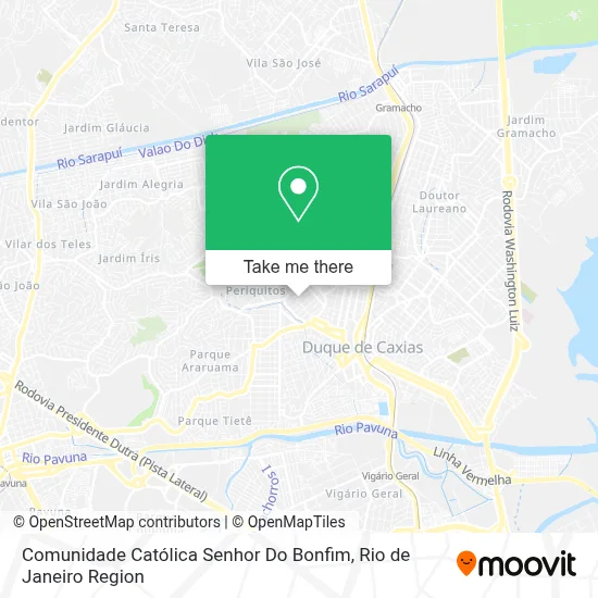 Comunidade Católica Senhor Do Bonfim map