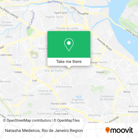 Natasha Medeiros map
