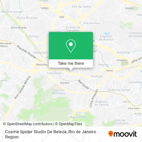 Cosme Spider Studio De Beleza map