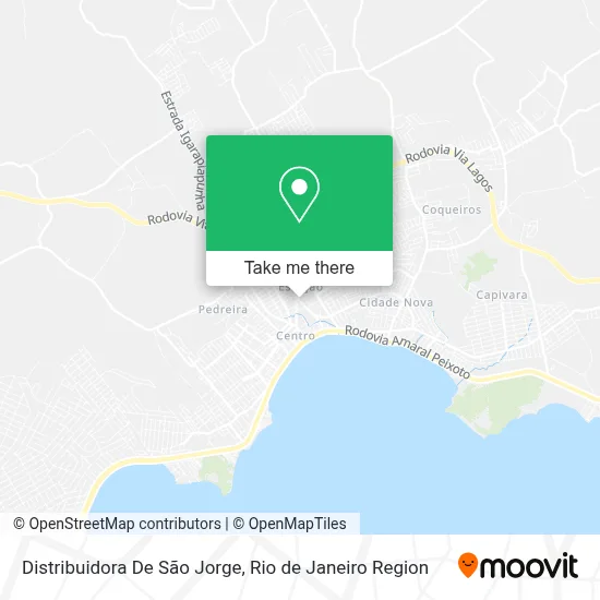 Distribuidora De São Jorge map