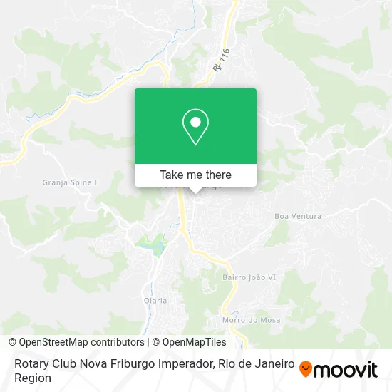 Rotary Club Nova Friburgo Imperador map