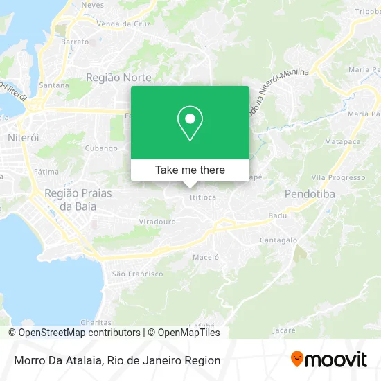 Morro Da Atalaia map