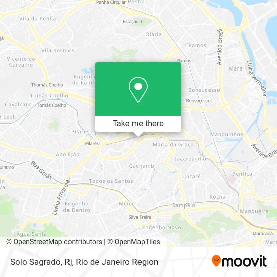 Solo Sagrado, Rj map